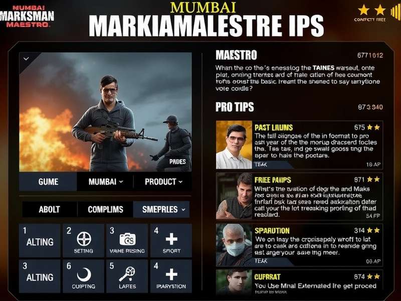Mumbai Marksman Maestro pro tips infographic